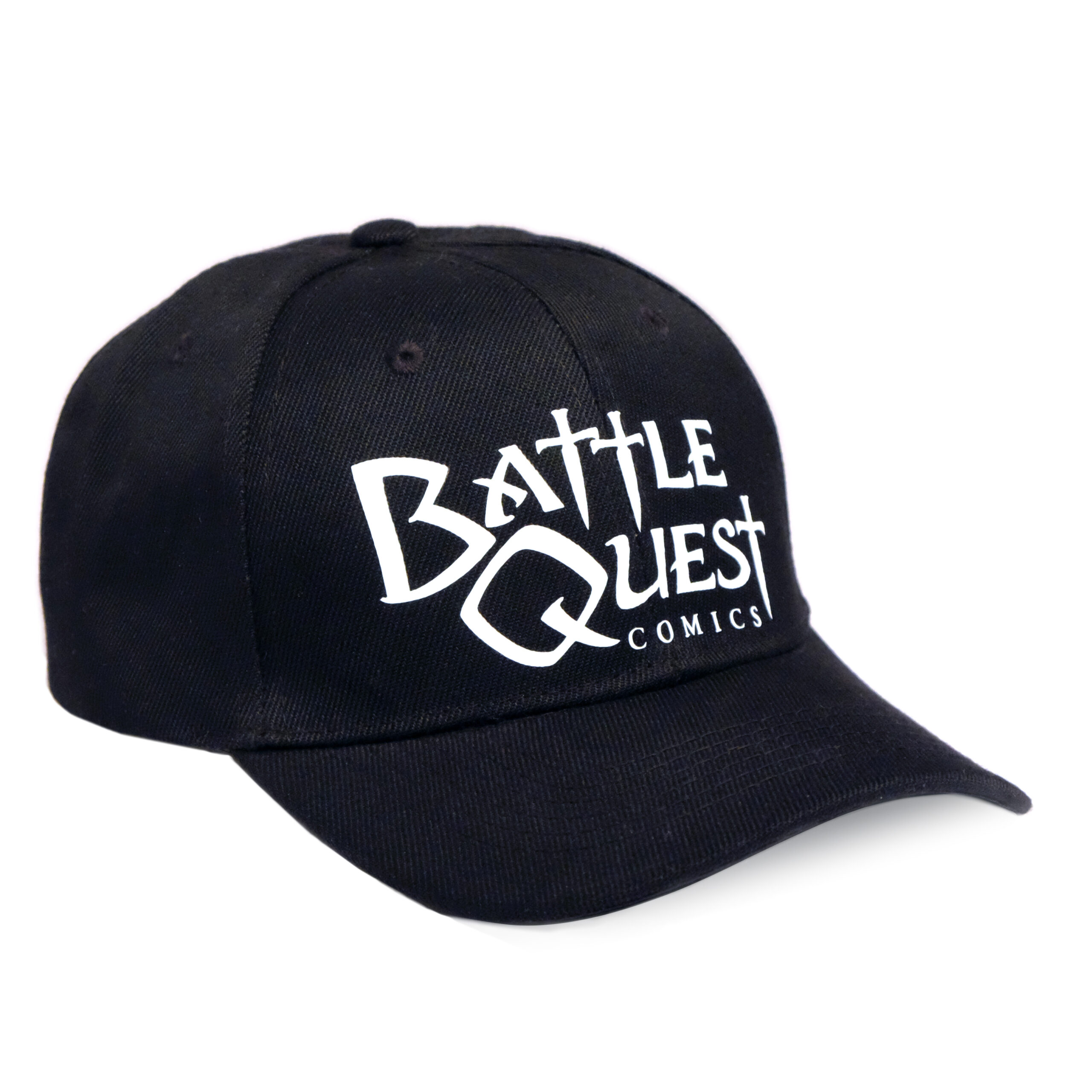 Battle Quest Black Baseball Hat - Image 2