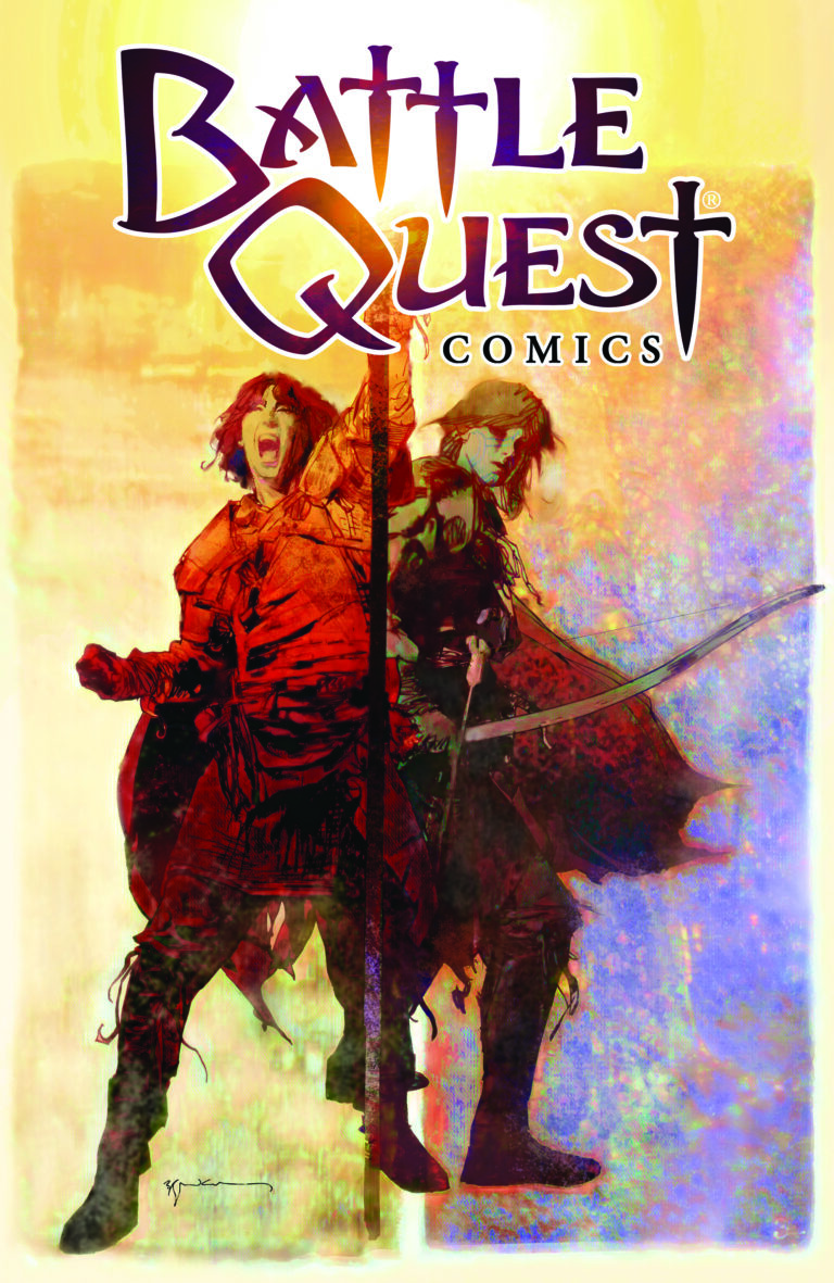 Bill Sienkiewicz & Brent Anderson With Battle Quest At ComicsPro
