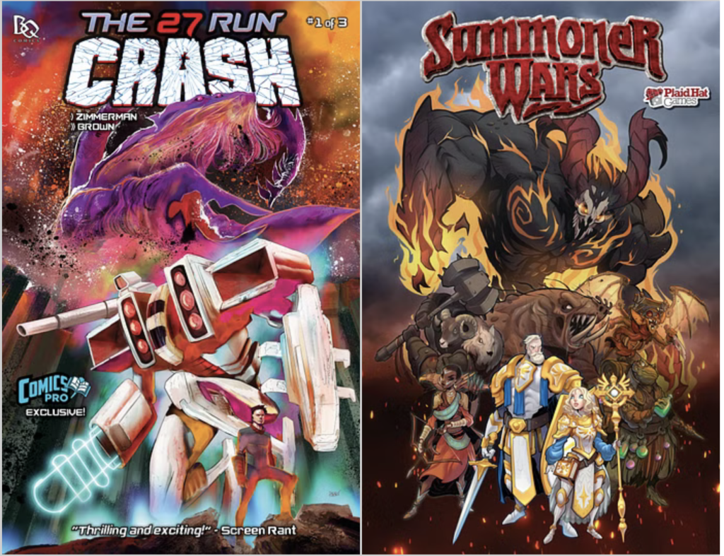 Battle Quest ComicsPRO Presentation with Plaid Hat Games Collab ...